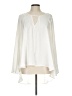 Jennifer Lopez 100% Polyester Ivory Long Sleeve Blouse Size L - photo 1
