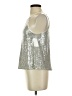 Moa Moa Silver Sleeveless Top Size S - photo 5