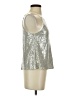 Moa Moa Silver Sleeveless Top Size S - photo 4