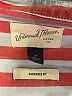 Universal Thread 100% Cotton Stripes Red 3/4 Sleeve Button-Down Shirt Size M - photo 7
