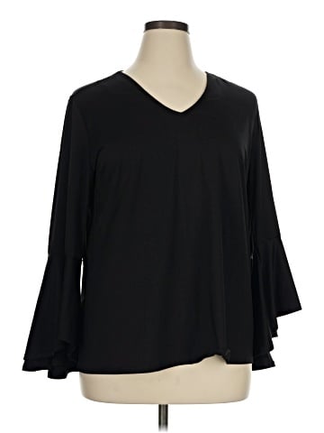 DG^2 by Diane Gilman 3/4 Sleeve Blouse (view 1)
