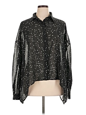 Hot Topic Long Sleeve Polo (view 1)