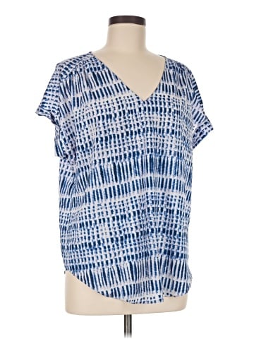 DKNY Short Sleeve Blouse (view 1)