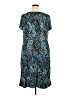 George Animal Print Blue Casual Dress Size 20 - photo 2