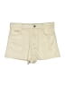 Zara Solid Ivory Khaki Shorts Size 8 - photo 1