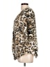 MULTIPLES Animal Print Gold Faux Fur Jacket Size L - photo 5