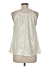 Gold Hawk 100% Polyester Ivory Sleeveless Blouse Size M - photo 2