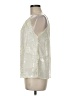 Gold Hawk 100% Polyester Ivory Sleeveless Blouse Size M - photo 5