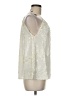 Gold Hawk 100% Polyester Ivory Sleeveless Blouse Size M - photo 4