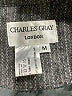 Charles Gray London Chevron-herringbone Gray Coat Size M - photo 6