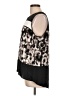Simply Vera Vera Wang 100% Polyester Black Sleeveless Blouse Size L - photo 5