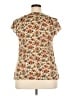 DressBarn 100% Polyester Ivory Short Sleeve Blouse Size 2X - photo 2