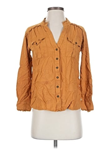 Sundance 3/4 Sleeve Button-Down Shirt (view 1)