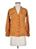 Sundance 100% Viscose Brown 3/4 Sleeve Button-Down Shirt Size XS (petite) - photo 1