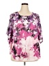 DressBarn 100% Polyester Pink 3/4 Sleeve Blouse Size 18 - photo 1