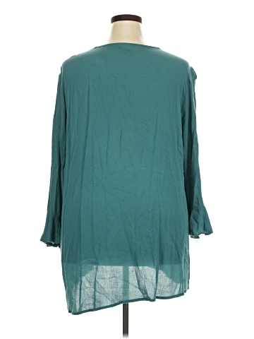 Bobeau 3/4 Sleeve Blouse (view 2)