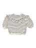 Zara Stripes Ivory Pullover Sweater Size 3 - 4 - photo 2
