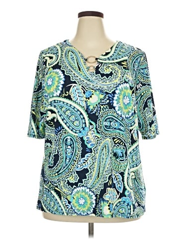 Tacera Short Sleeve Blouse (view 1)