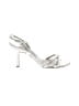 Jimmy Choo 100% Leather Metallic Silver Gold Sandals Size EU 38 - photo 1