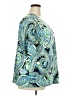 Tacera Teal Short Sleeve Blouse Size 2X - photo 4