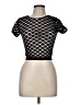 Bebe Black Short Sleeve Top Size Med - Lg - photo 1