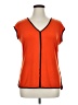 Worthington Orange Short Sleeve Top Size XL - photo 1