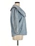MNG Blue 3/4 Sleeve Blouse Size 6 - photo 4