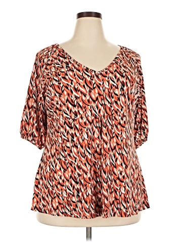 DressBarn Short Sleeve Blouse (view 1)