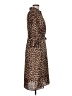 Zara Basic Animal Print Brown Casual Dress Size L - photo 4