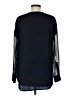 Vince. 100% Polyester Blue Long Sleeve Blouse Size 6 - photo 2