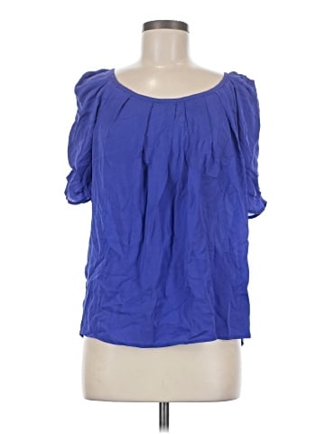 Joie Short Sleeve Silk Top (view 1)