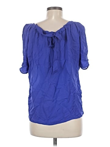 Joie Short Sleeve Silk Top (view 2)