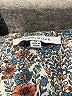Rose + Olive 100% Polyester Blue 3/4 Sleeve Blouse Size 3X - photo 7