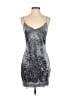 Guess Metallic Silver Cocktail Dress Size S - photo 1