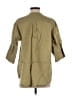 J.Crew 100% Cotton Green 3/4 Sleeve Button-Down Shirt Size XS - photo 2