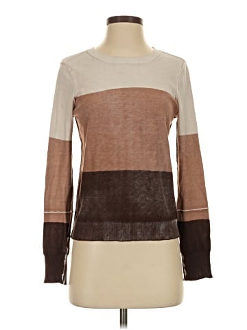 Ecru Long Sleeve T-Shirt (view 1)