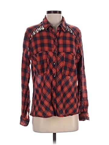Free People Long Sleeve Button-Down Shirt (view 1)