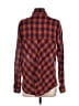 Free People Plaid Red Long Sleeve Button-Down Shirt Size XS - photo 2
