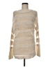 Brochu Walker Metallic Gold Pullover Sweater Size M - photo 1