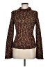 Cato 100% Acrylic Tweed Brown Turtleneck Sweater Size M - photo 1