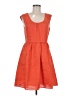 J.Crew Solid Orange Casual Dress Size 6 - photo 1