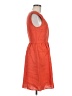 J.Crew Solid Orange Casual Dress Size 6 - photo 4