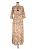 Assorted Brands Paisley Tan Casual Dress Size XL - photo 1