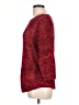 Hannah Chevron-herringbone Red Pullover Sweater Size L - photo 5