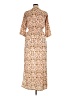 Assorted Brands Paisley Tan Casual Dress Size XL - photo 2