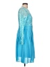 Zanzea Collection 100% Polyester Blue Cocktail Dress Size 10 - photo 4