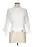 Etcetera 100% Viscose White Long Sleeve Blouse Size 12 - photo 1