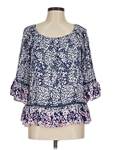 Fever 3/4 Sleeve Blouse (view 1)