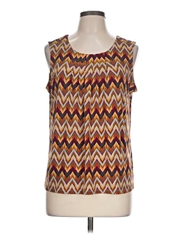 Evan Picone Sleeveless Blouse (view 1)