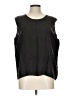 LOGO Black Sleeveless Blouse Size L - photo 1
